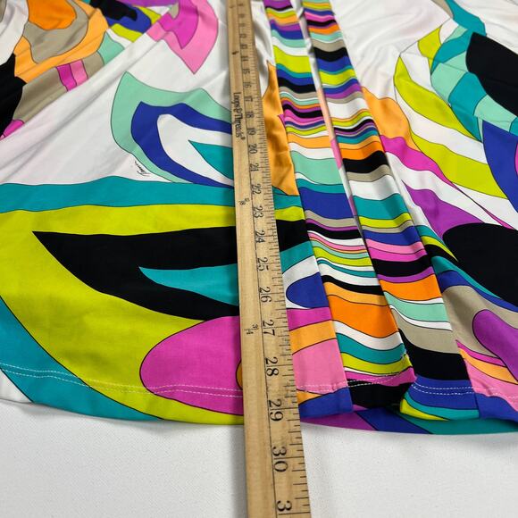 Trina Turk St. Tropez Bright Colorful Batwing Kimono Swim Coverup NEW Size M - Picture 9 of 13